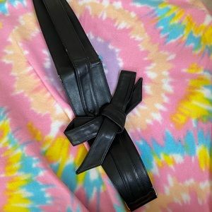Black Bow Toe Plus Size Belt
